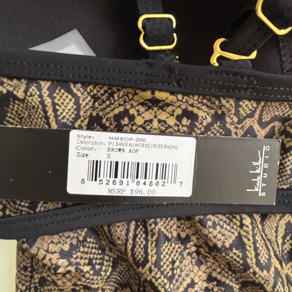 Nicole Miller Studio Swim Suit & Size Small & New With Tags! - Picture 7 of 8